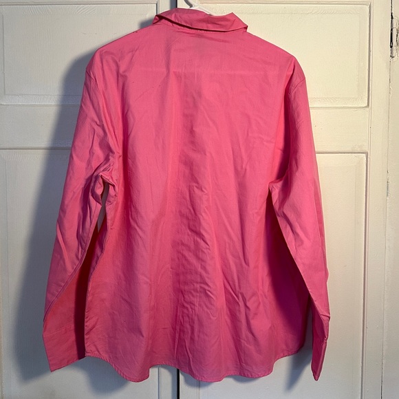 NWT Women’s H&M pink button down size L - Picture 2 of 5